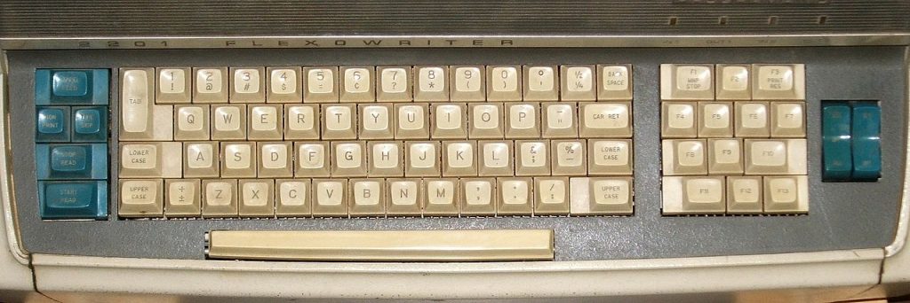 history of function key Flexowriter_2201_keyboard blog at sultanee.com by md jahangir adil