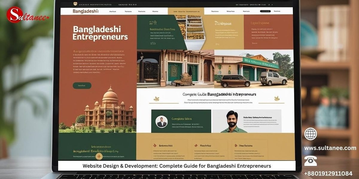 Learn how website design & development help Bangladeshi entrepreneurs grow their business online. Actionable tips from Sultan Enterprise.