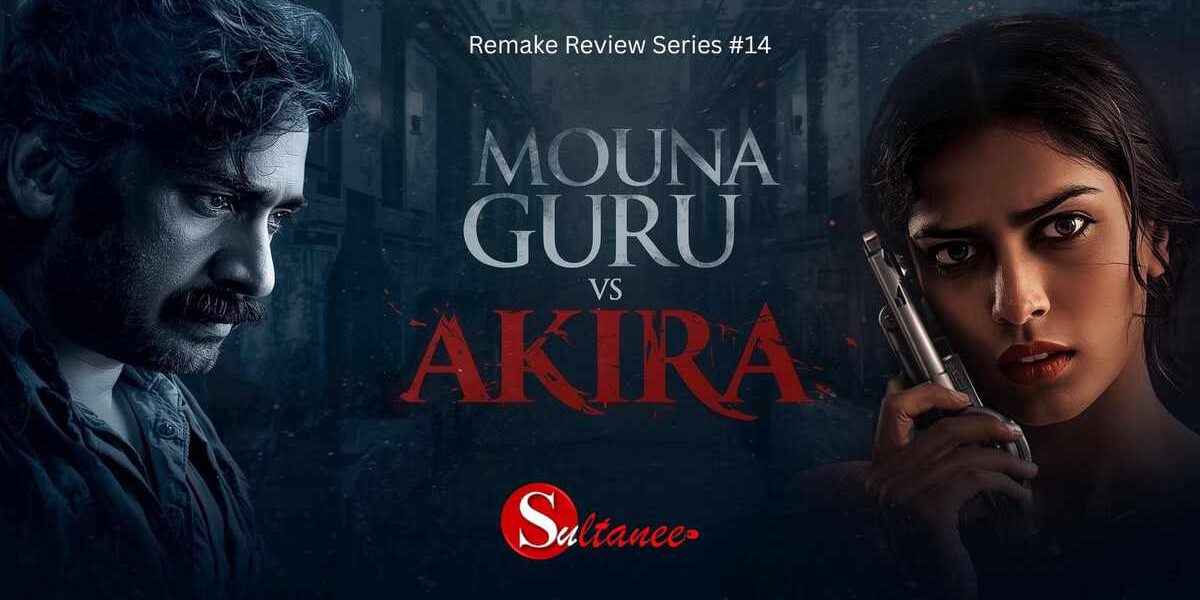 Mouna Guru Tamil original vs Akira Hindi remake comparison poster